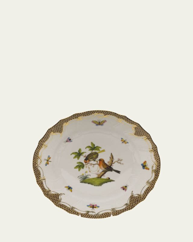 Rothschild Bird Brown Motif 10 Dinner Plate